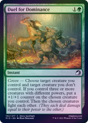Duel for Dominance 184/277 - Foil
Innistrad: Midnight Hunt Foil Singles