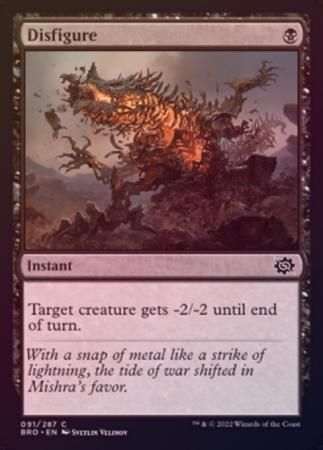 Disfigure 91/287 - Foil The Brothers&#39; War Foil Singles