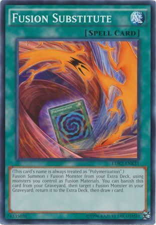Fusion Substitute - LDK2-ENK31 - Common Unlimited
Legendary Decks II - Kaiba Unlimited Singles