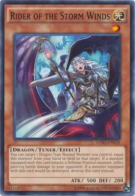 Rider of the Storm Winds - LDK2-ENK18 - Common Unlimited Legendary Decks II - Kaiba Unlimited Singles (espanol)