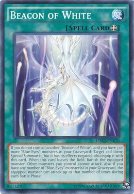 Beacon of White - LDK2-ENK20 - Common Unlimited Legendary Decks II - Kaiba Unlimited Singles
