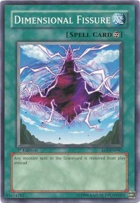 Dimensional Fissure - EOJ-EN047 - Common 1st Edition Enemy Of Justice [EOJ] 1st Edition Singles