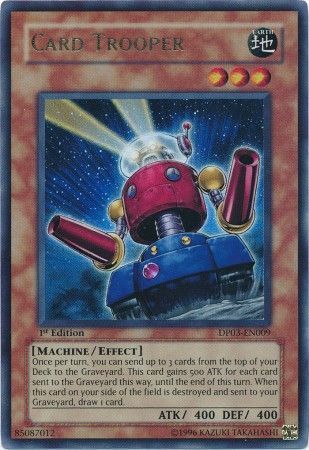 SJ Card Trooper - DP03-EN009 - Ultra Rare 1st Edition
Duelist Pack: Jaden Yuki 2 1st Edition Singles (Danada)