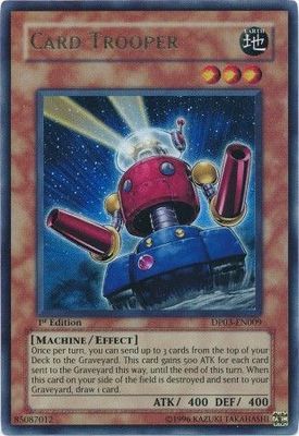 SJ Card Trooper - DP03-EN009 - Ultra Rare 1st Edition
Duelist Pack: Jaden Yuki 2 1st Edition Singles (Danada)