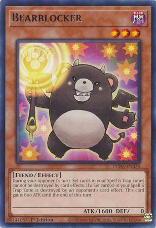 Bearblocker - TAMA-EN050 - Rare 1st Edition Tactical Masters 1st Edition Singles