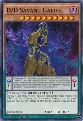 D/D Savant Galilei - DOCS-EN091 - Common 1st Edition Dimension of Chaos 1st Edition Singles(español)