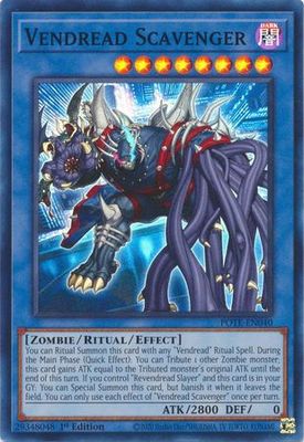 Vendread Scavenger - POTE-EN040 - Super Rare 1st Edition Power of the Elements 1st Edition Singles