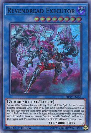 Revendread Executor - MP19-EN055 - Super Rare 1st Edition Yu-Gi-Oh! 2019 Mega-Tins: Gold Sarcophagus Tin Mega Pack Singles (Espanol)