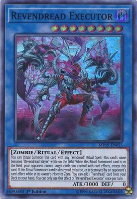 Revendread Executor - MP19-EN055 - Super Rare 1st Edition Yu-Gi-Oh! 2019 Mega-Tins: Gold Sarcophagus Tin Mega Pack Singles (Espanol)