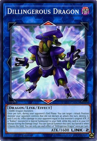 Dillingerous Dragon - DANE-EN041 - Common 1st Edition Dark Neostorm 1st Edition Singles