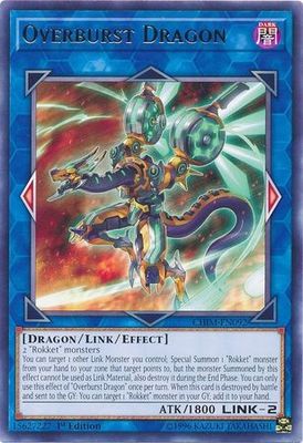 Overburst Dragon - CHIM-EN092 - Rare 1st Edition Chaos Impact 1st Edition Singles (espanol)