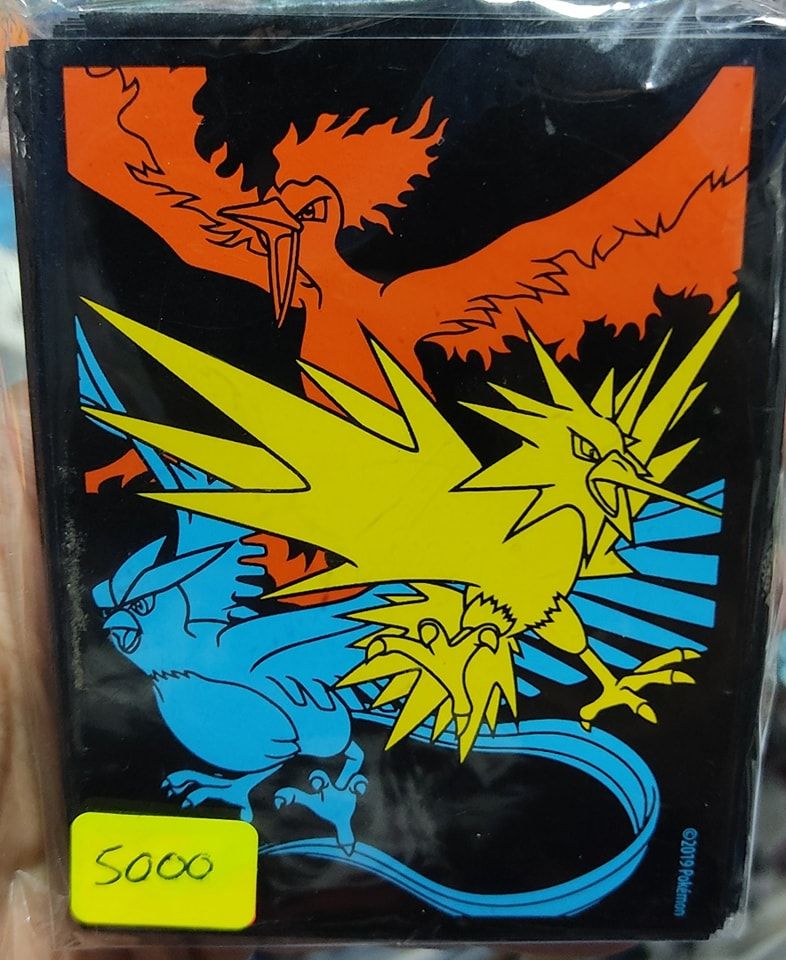 SJ Moltres Zapdos Articuno Sleeves Pokemon TCG