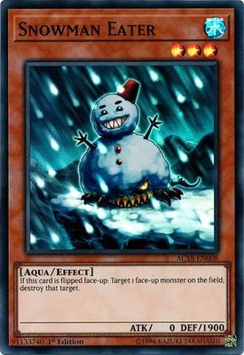 SJ Snowman Eater - AC18-EN008 - Super Rare 1st Edition
Advent Calendar 2018 Singles