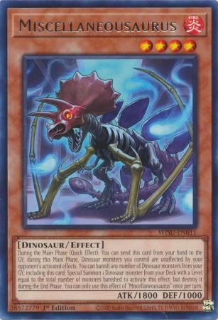 Miscellaneousaurus - WISU-EN011 - Rare 1st Edition Wild Survivors 1st Edition Singles