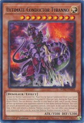 Ultimate Conductor Tyranno - WISU-EN009 - Rare 1st Edition Wild Survivors 1st Edition Singles