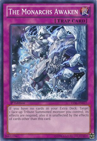 The Monarchs Awaken - LVAL-EN077 - Common 1st Edition Legacy of the Valiant 1st Edition Singles (espanol)