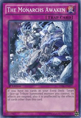 The Monarchs Awaken - LVAL-EN077 - Common 1st Edition Legacy of the Valiant 1st Edition Singles (espanol)