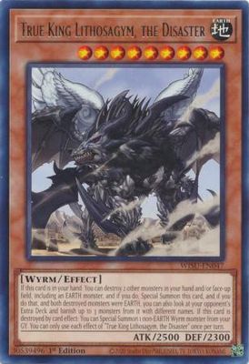 True King Lithosagym, the Disaster - WISU-EN047 - Rare 1st Edition Wild Survivors 1st Edition Singles