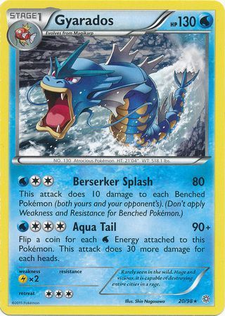 Gyarados - 20/98 - Rare
XY: Ancient Origins Singles
