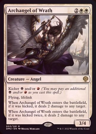 SJ Archangel of Wrath 003/281 - Foil
Dominaria United Foil Singles