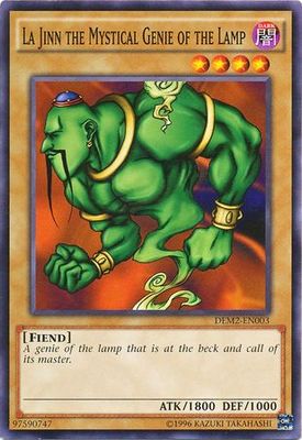 La Jinn the Mystical Genie of the Lamp - DEM2-EN003 - Common
Yu-Gi-Oh! Promo Cards