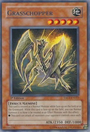 Grasschopper - TAEV-EN022 - Rare 1st Edition Tactical Evolution [TAEV] 1st Edition Singles