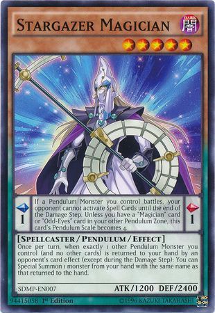 Stargazer Magician - SDMP-EN007 - Common 1st Edition Structure Deck: Master of Pendulum Singles