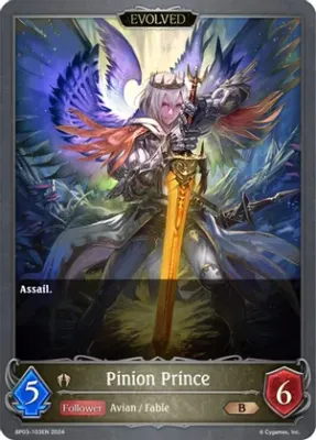 Pinion Prince (Evolved) - BP03: Flame of Laevateinn (BP03)
BP03: Flame of Laevateinn