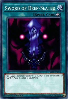 Sword of Deep-Seated - SS01-ENC14 - Common 1st Edition Speed Duel Starter Decks: Destiny Masters Singles