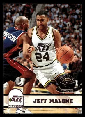 1993 Hoops Jeff Malone #217 Utah Jazz