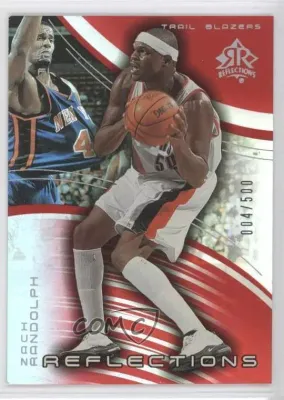 2003-04 Upper Deck Triple Dimensions Reflections Ruby /500 Zach Randolph #67