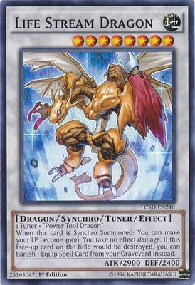 Life Stream Dragon - LC5D-EN246 - Common 1st Edition Legendary Collection 5D&#39;s LC5D Singles