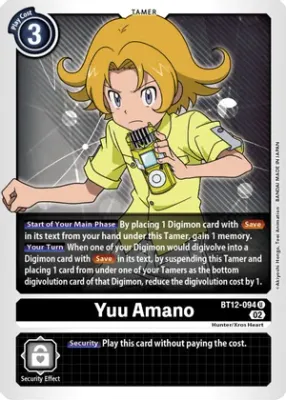 Yuu Amano - Across Time (BT12)
Across Time