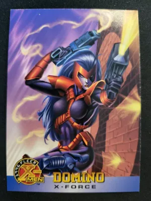 1996 Fleer Marvel X-men Domino #22 Card