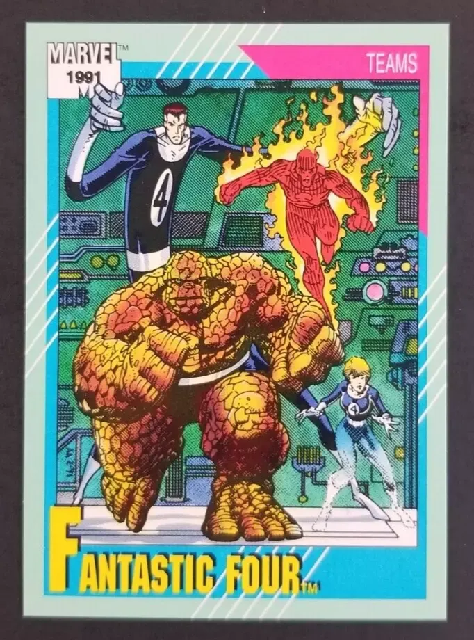 Fantastic Four 1991 Superheroes Marvel Impel Card #150 (NM)