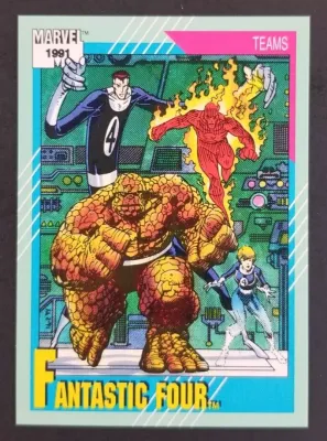 Fantastic Four 1991 Superheroes Marvel Impel Card #150 (NM)