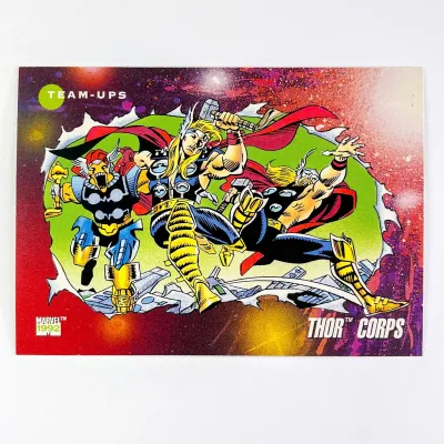 Marvel Impel 1992 Thor Corps Team-Ups Card 87 Series 3 MCU