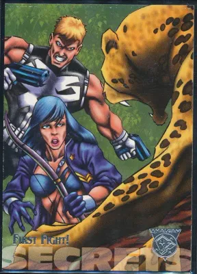 1996 Amalgam Trading Card #50 First Fight