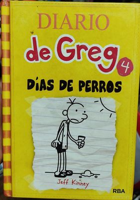 SJ Diario de Greg Volumen 4 Dias de Perros Libro Espanol Tapa Dura