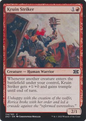 Kruin Striker 114/331 Double Masters 2022 Singles