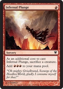 Infernal Plunge Innistrad Singles(Español)
