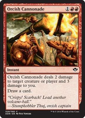 Orcish Cannonade 28/82 - Duel Decks Speed vs. Cunning Singles