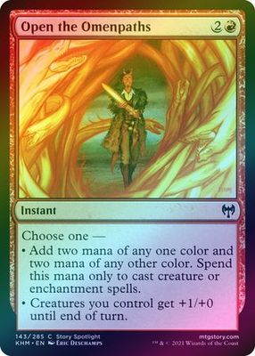 Open the Omenpaths 143/285 - Foil
Kaldheim Foil Singles