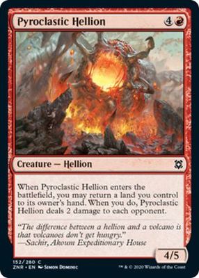 Pyroclastic Hellion 152/280 - Zendikar Rising Singles (Español)