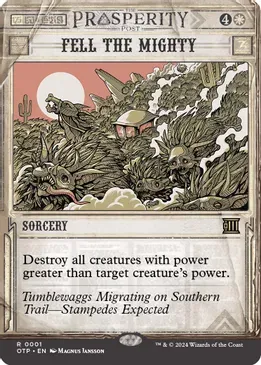 SJ Fell the Mighty - Outlaws of Thunder Junction: Breaking News (OTP)
Outlaws of Thunder Junction: Breaking News