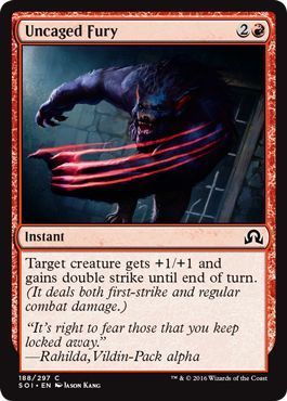 Uncaged Fury 188/297 - Shadows over Innistrad Singles