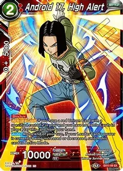 SJ Android 17, High Alert - Expansion Deck Box Set 11: Universe 7 Unison (DBS-BE11)
Expansion Deck Box Set 11: Universe 7 Unison Foil