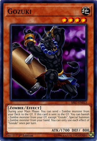 SJ Gozuki - SR07-EN013 - Common 1st Edition
Structure Deck: Zombie Horde Singles (Espanol)