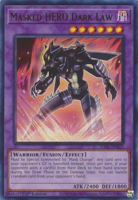 Masked HERO Dark Law - RA01-EN025 - Ultra Rare 25th Anniversary Rarity Collection Singles