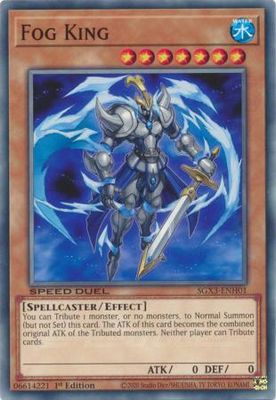 Fog King - SGX3-ENH01 - Common 1st Edition Speed Duel GX: Duelists of Shadows Singles